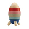 Plan Toys Stacking Rocket - Orchard Collection : ScandiBugs