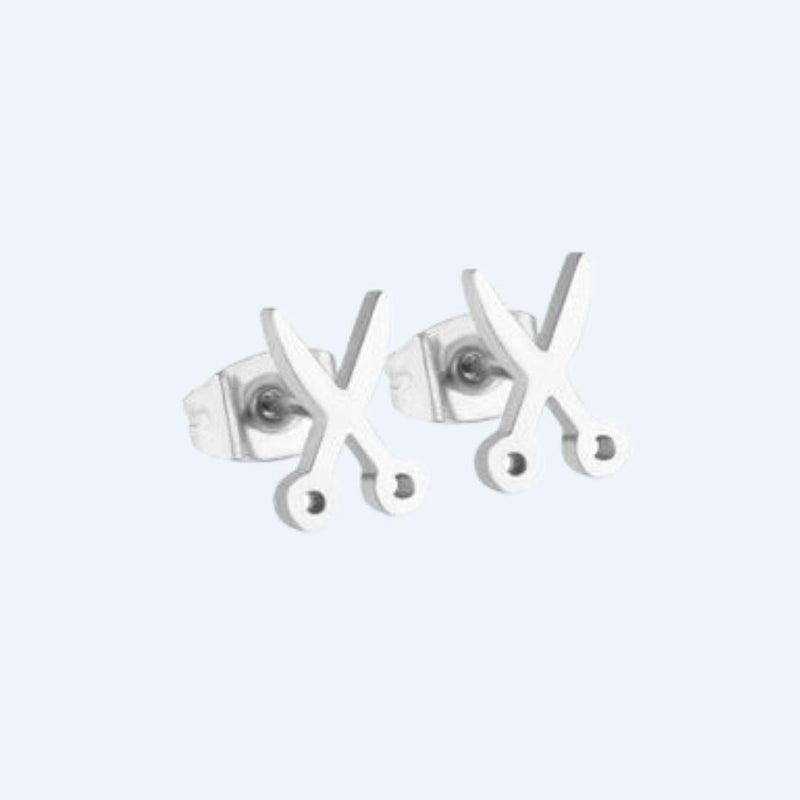 Scissors Hypoallergenic Stud Earrings - ScandiBugs