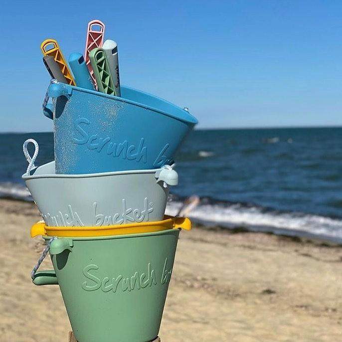 Scrunch Bucket - Various Colours Duck Egg Blue : ScandiBugs