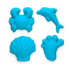 Scrunch Sand Moulds Set - Footprint Blue Sky : ScandiBugs