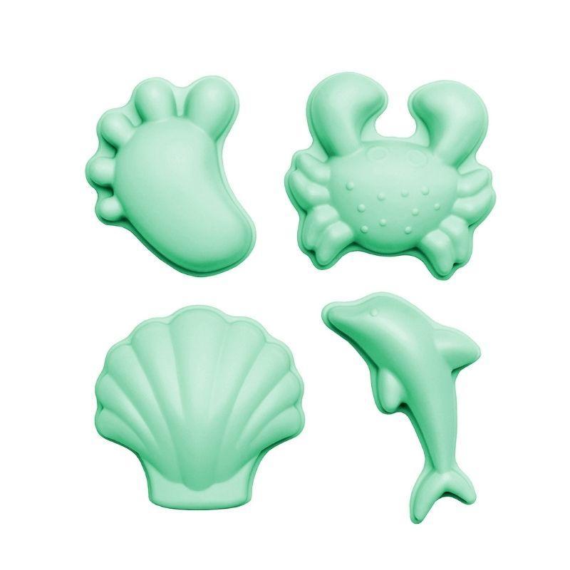 Scrunch Sand Moulds Set - Footprint Spearmint : ScandiBugs