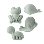 Scrunch Sand Moulds Set - Frog Sage Green : ScandiBugs