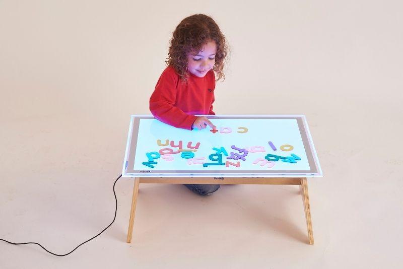 TickiT A2 Colour Changing Light Panel and Table Set : ScandiBugs