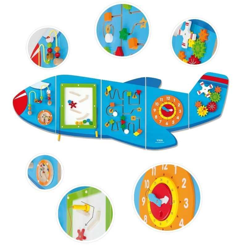 TickiT Aeroplane Activity Wall Panels : ScandiBugs