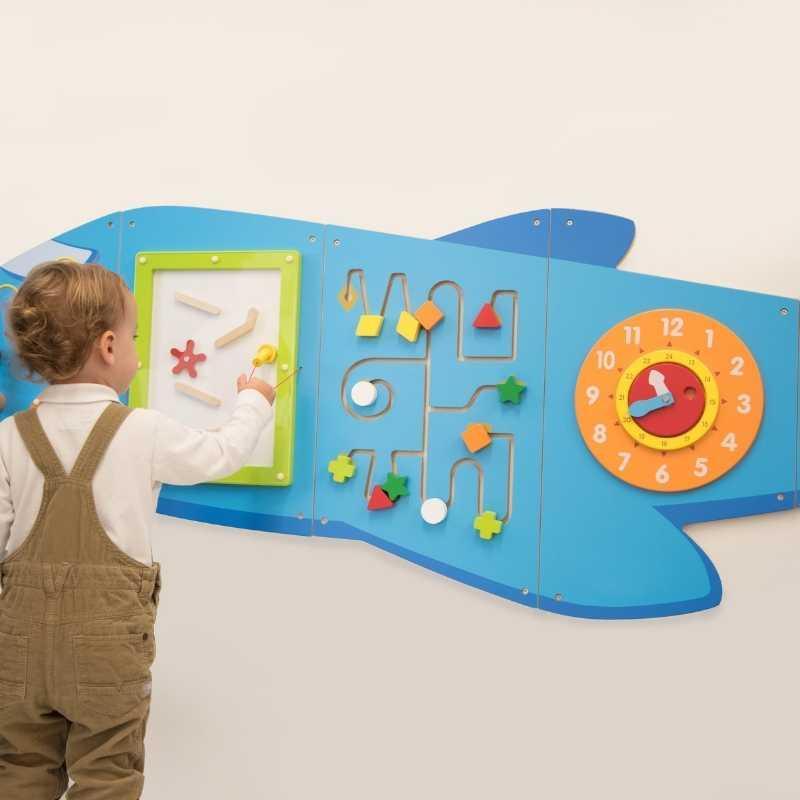 TickiT Aeroplane Activity Wall Panels : ScandiBugs