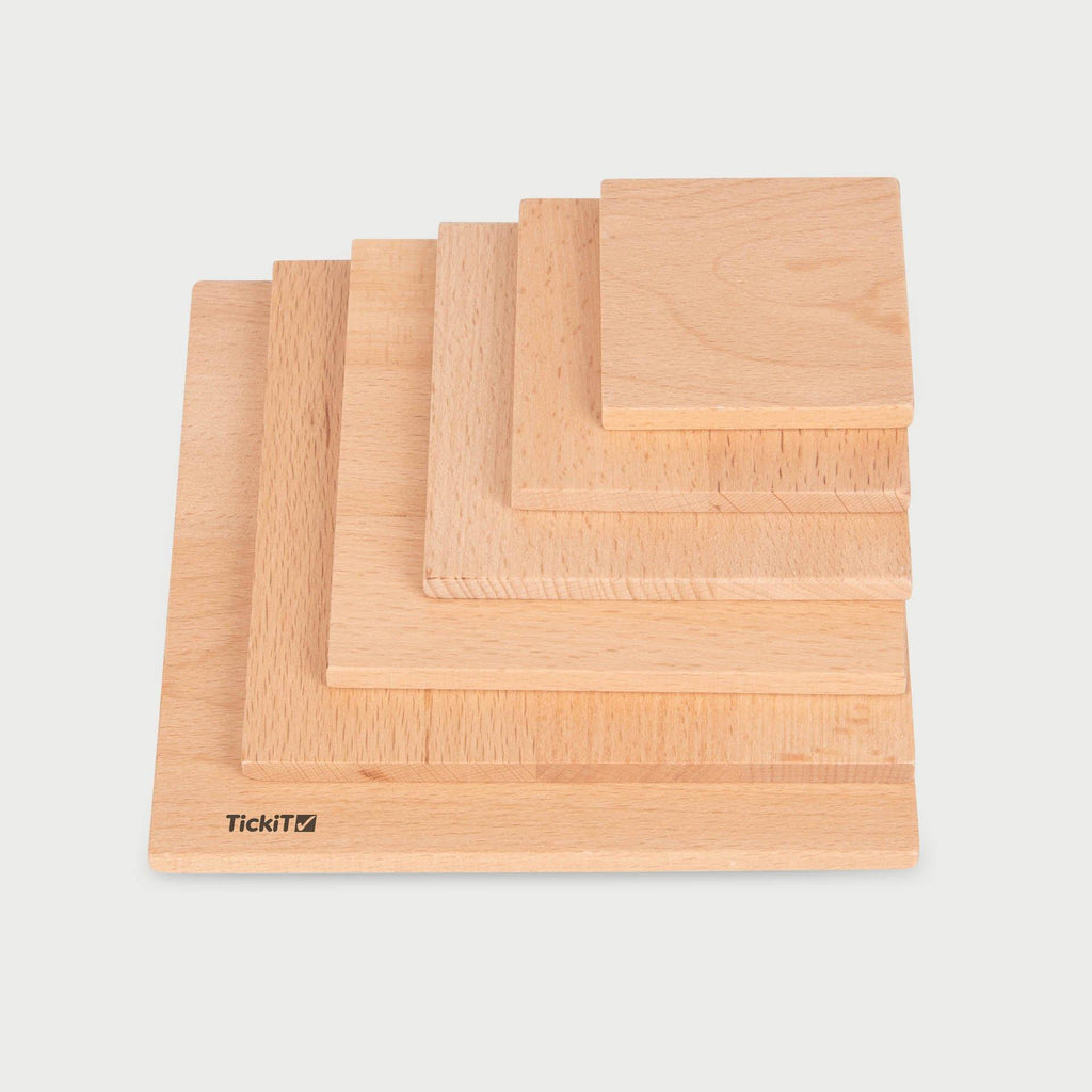 TickiT Natural Architect Square Panels - Pack of 6 : ScandiBugs