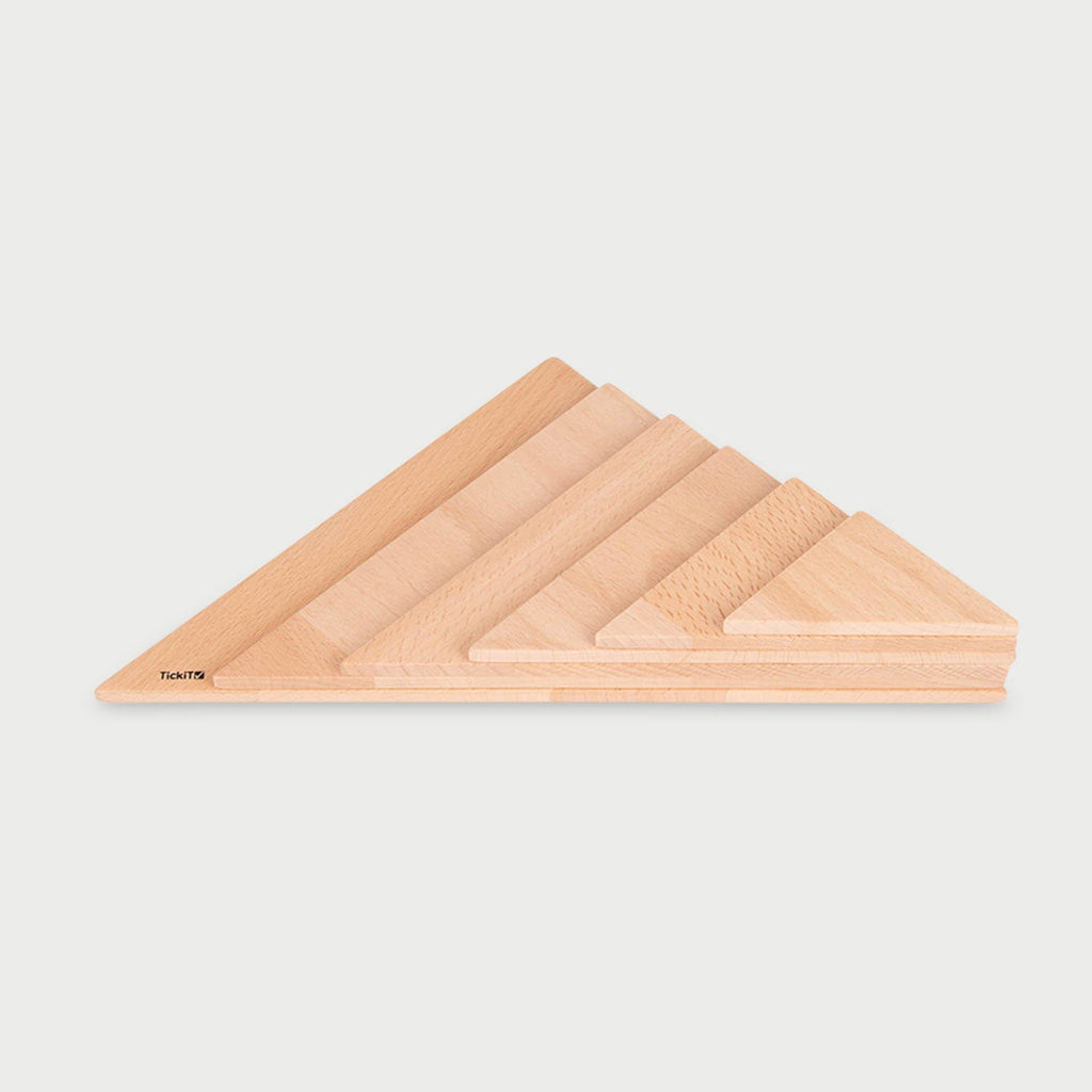 TickiT Natural Architect Triangle Panels - Pack of 6 : ScandiBugs