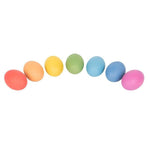 TickiT Rainbow Wooden Eggs - Pack of 7 : ScandiBugs