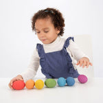 TickiT Rainbow Wooden Eggs - Pack of 7 : ScandiBugs