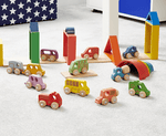 TickiT Rainbow Wooden Emergency Vehicles - Set of 3 - ScandiBugs