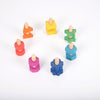 TickiT Rainbow Wooden Nuts & Bolts - Pack of 7 : ScandiBugs