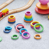 TickiT Rainbow Wooden Rings : ScandiBugs