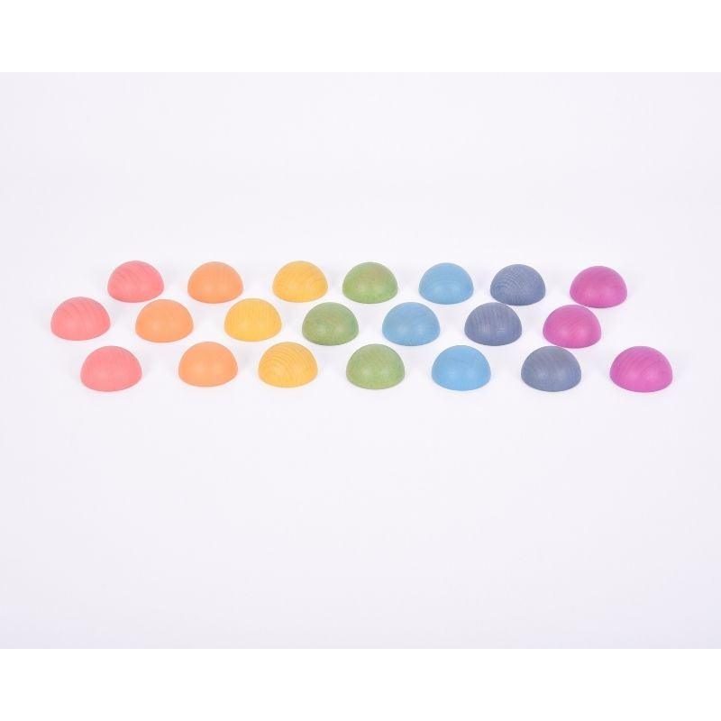 TickiT Rainbow Wooden Semispheres : ScandiBugs