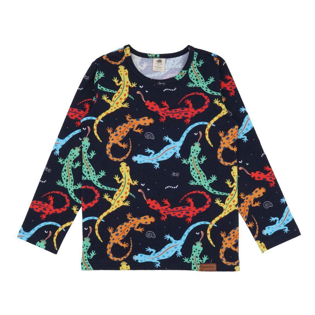 Walkiddy Colourful Salamanders Long Sleeve Shirt - ScandiBugs