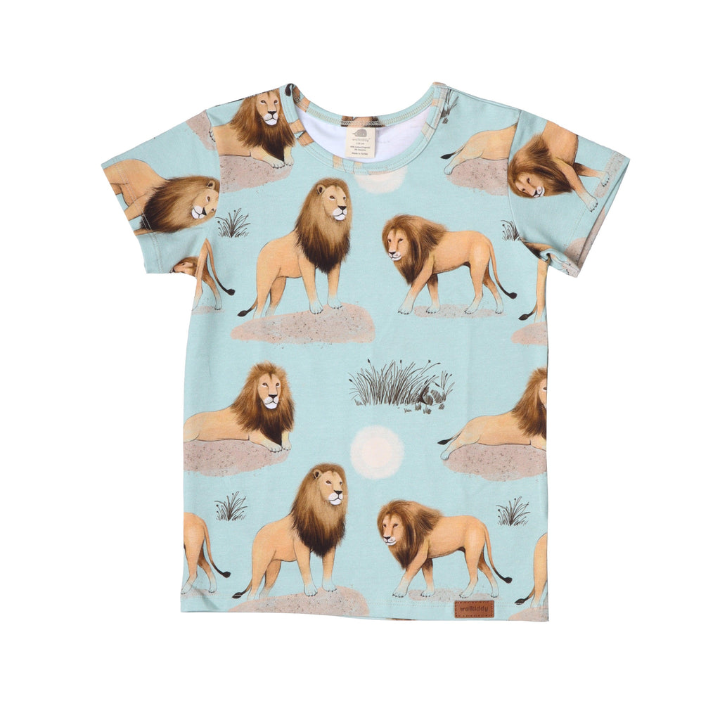 Walkiddy Lion Friends Short Sleeve T-Shirt : ScandiBugs