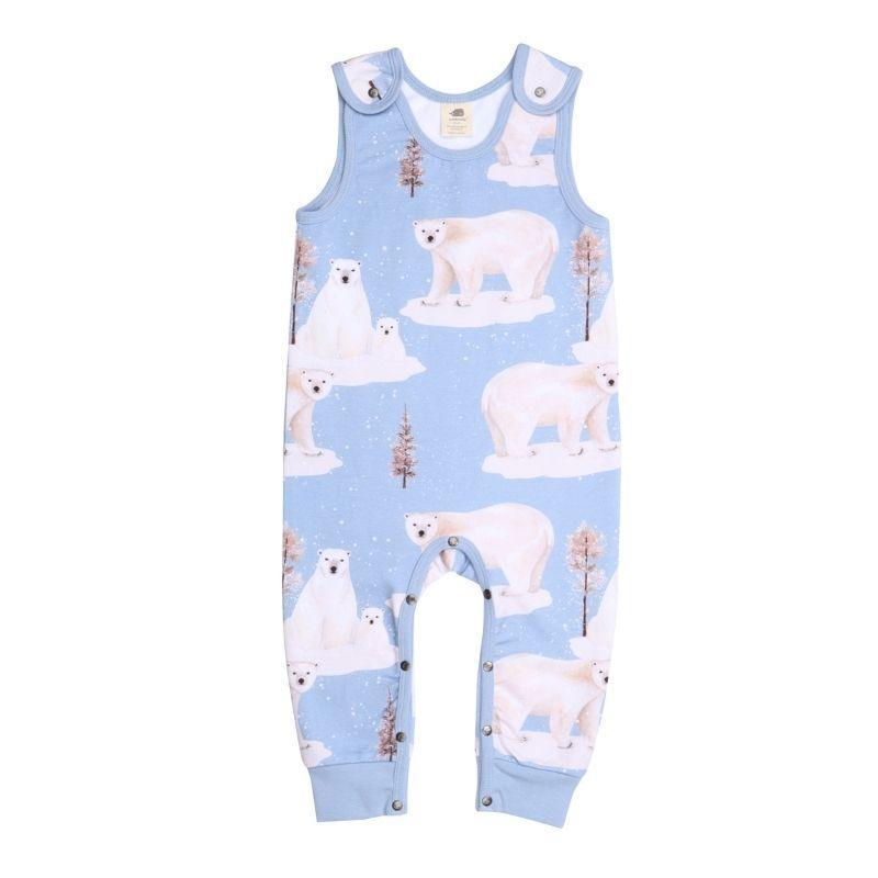 Walkiddy Polar Bear Family Jumpsuit / Dungarees : ScandiBugs