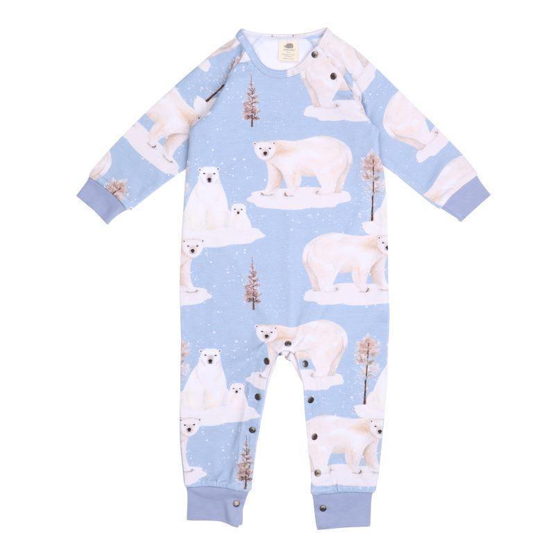 Walkiddy Polar Bear Family Rompersuit (Long Sleeve & Full Length) : ScandiBugs