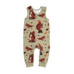Walkiddy Squirrel Family Jumpsuit / Dungarees : ScandiBugs