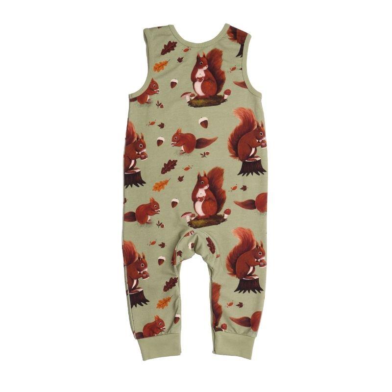 Walkiddy Squirrel Family Jumpsuit / Dungarees : ScandiBugs