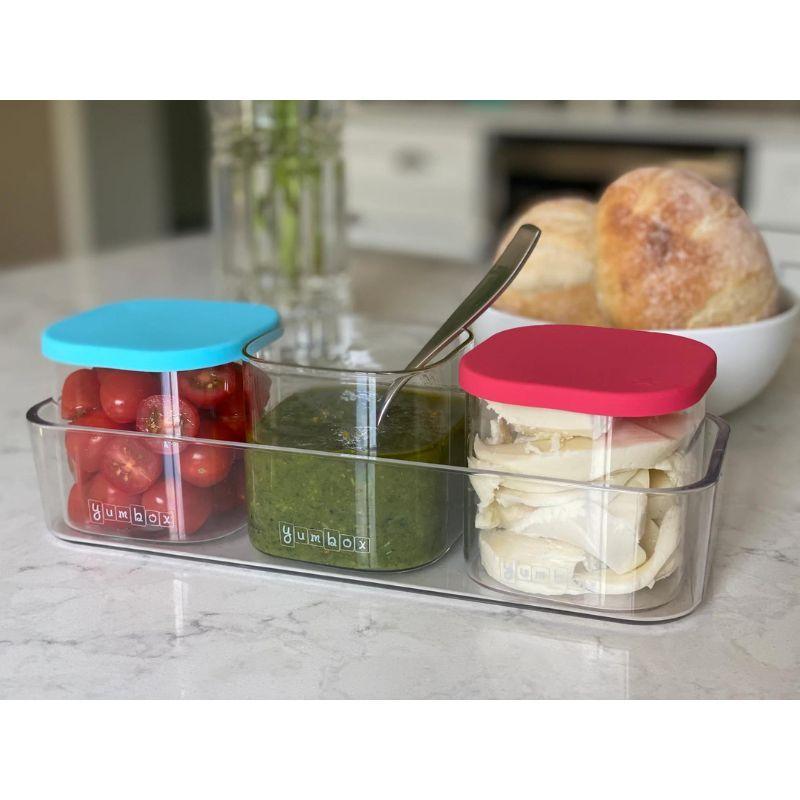 Yumbox Chop Chop - Clear Serving Tray - Rectangle - ScandiBugs