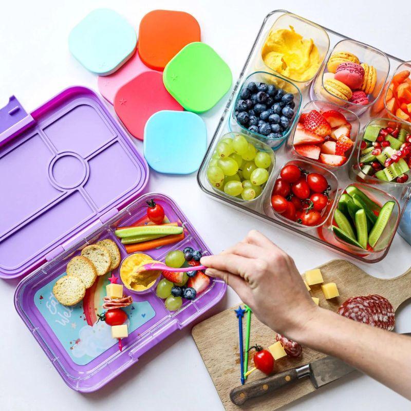 Yumbox Chop Chop - Clear Serving Tray - Square - ScandiBugs