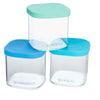 Yumbox Chop Chop - Food Prep Glass Storage Cubes - Crisp Set - Set of 3 - ScandiBugs
