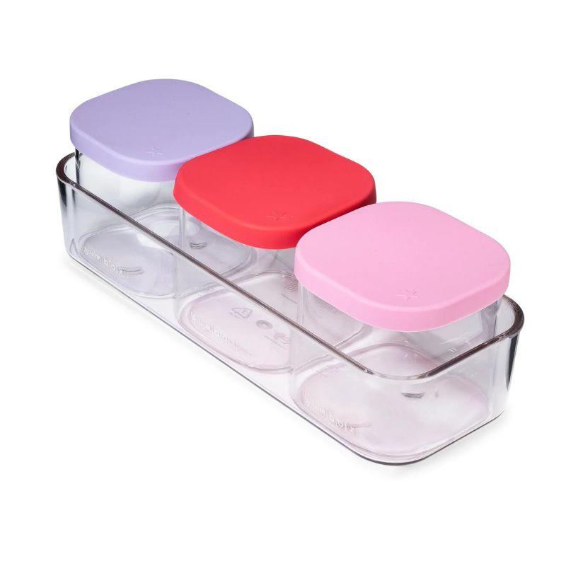 Yumbox Chop Chop - Food Prep Glass Storage Cubes - Juicy Set - Set of 3 - ScandiBugs