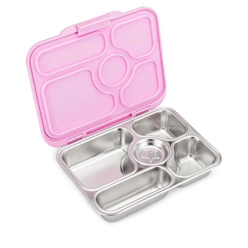 Yumbox Presto Stainless Steel Leakproof Bento Lunch Box - Various Colours Rose Pink : ScandiBugs