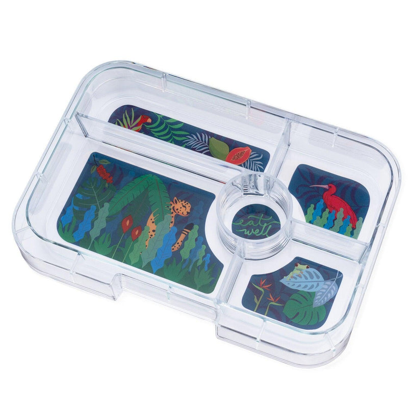 Yumbox Tapas 5 Compartment- Extra Tray Jungle : ScandiBugs